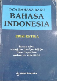 Image of Tata Bahasa Baku Bahasa Indonesia